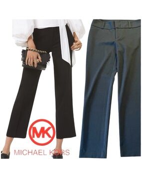 MICHAEL Michael Kors Black Ankle Pant (2x28)